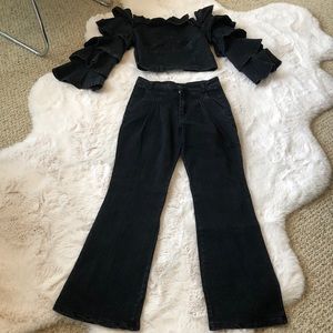 NWT off shoulder top with matching pants